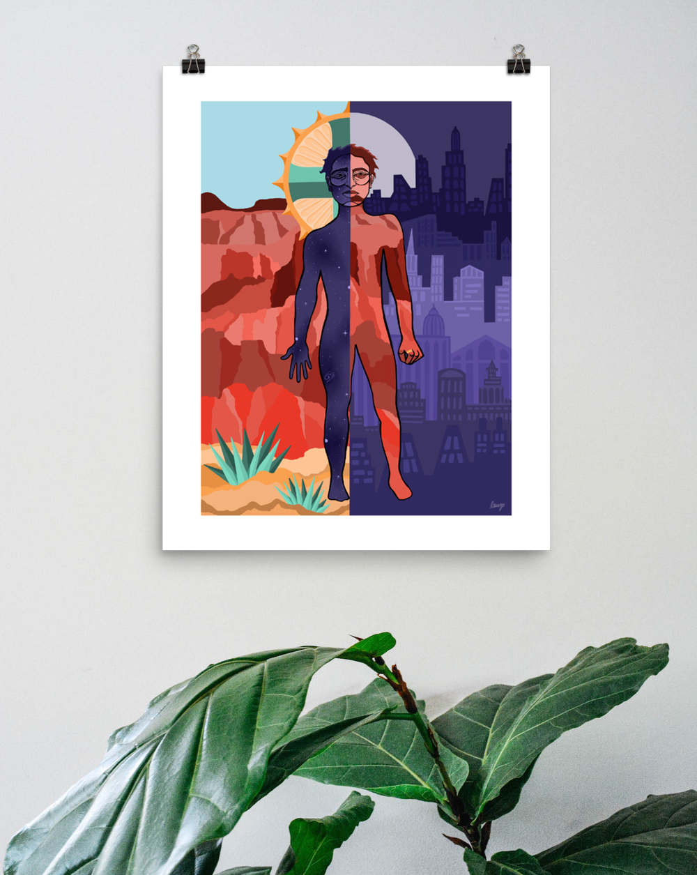 Spirit Led Print (Jesus Tempted in the Wilderness) — A Sanctified Art