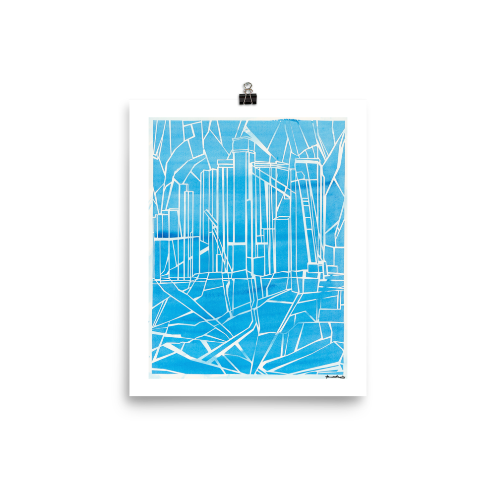 Collapse Print (Kingdom of God) By Hannah Garrity