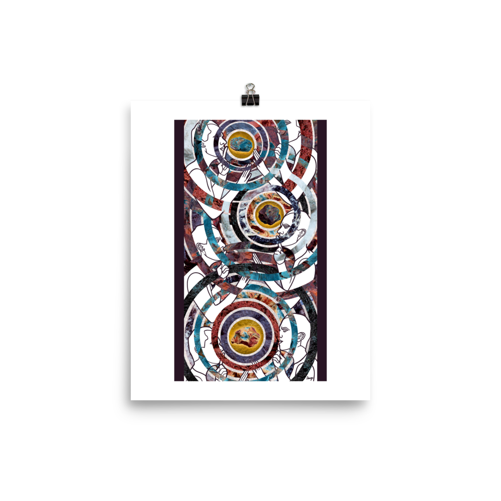 Even the Stones Cry Out Print (Palm Sunday) by Lauren Wright Pittman