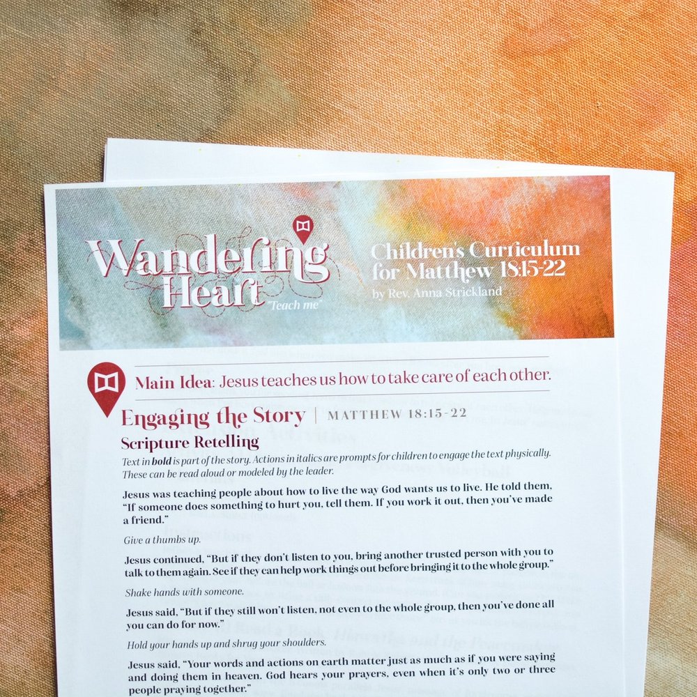 Wandering Heart Curriculum for Children & Youth for Lent–Easter