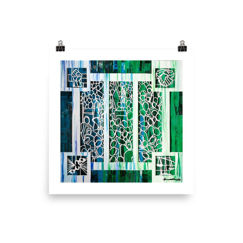 There Is Good Print (Justice, Mercy, & Faithfulness) by Hannah Garrity