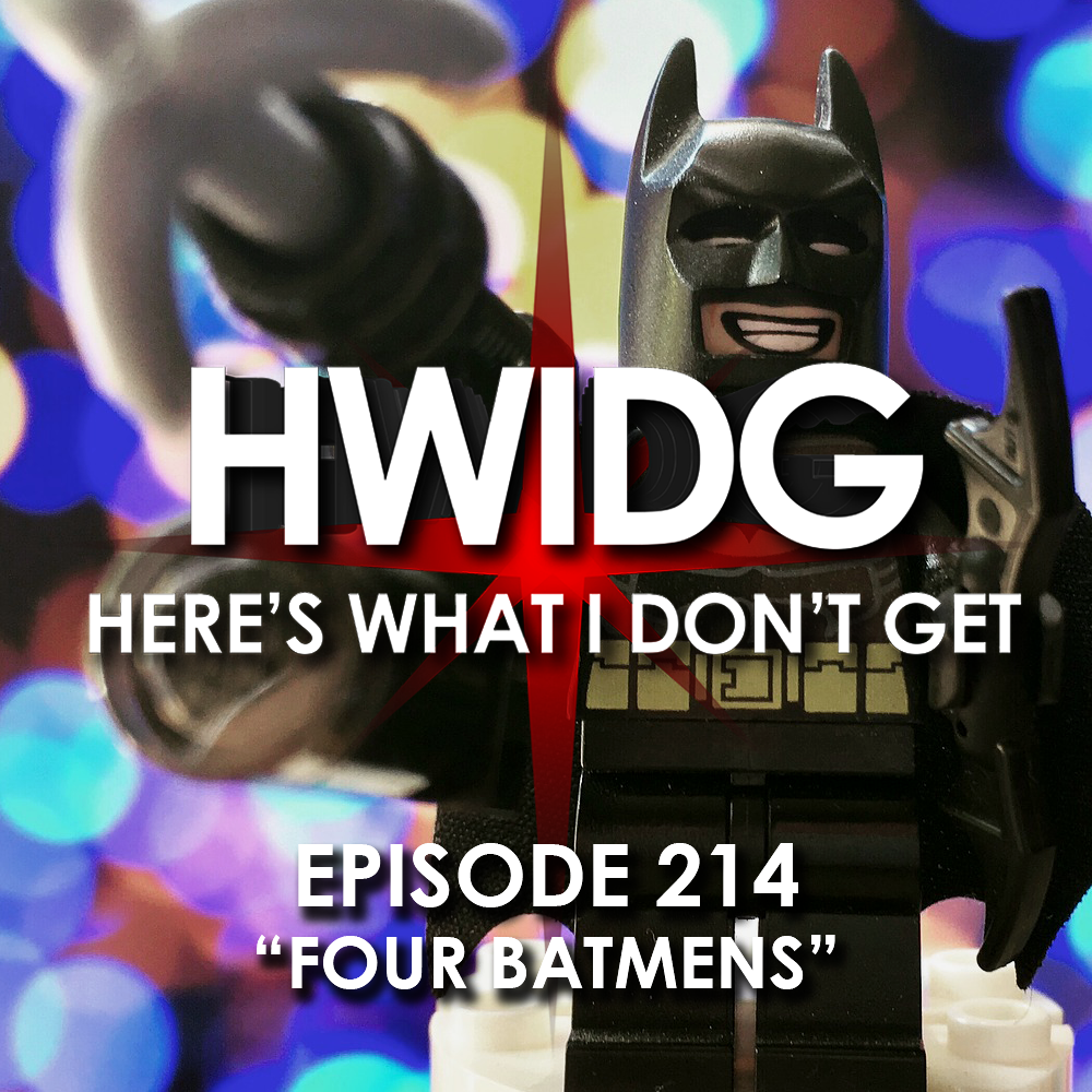 Episode 214 - Four Batmens episode artwork
