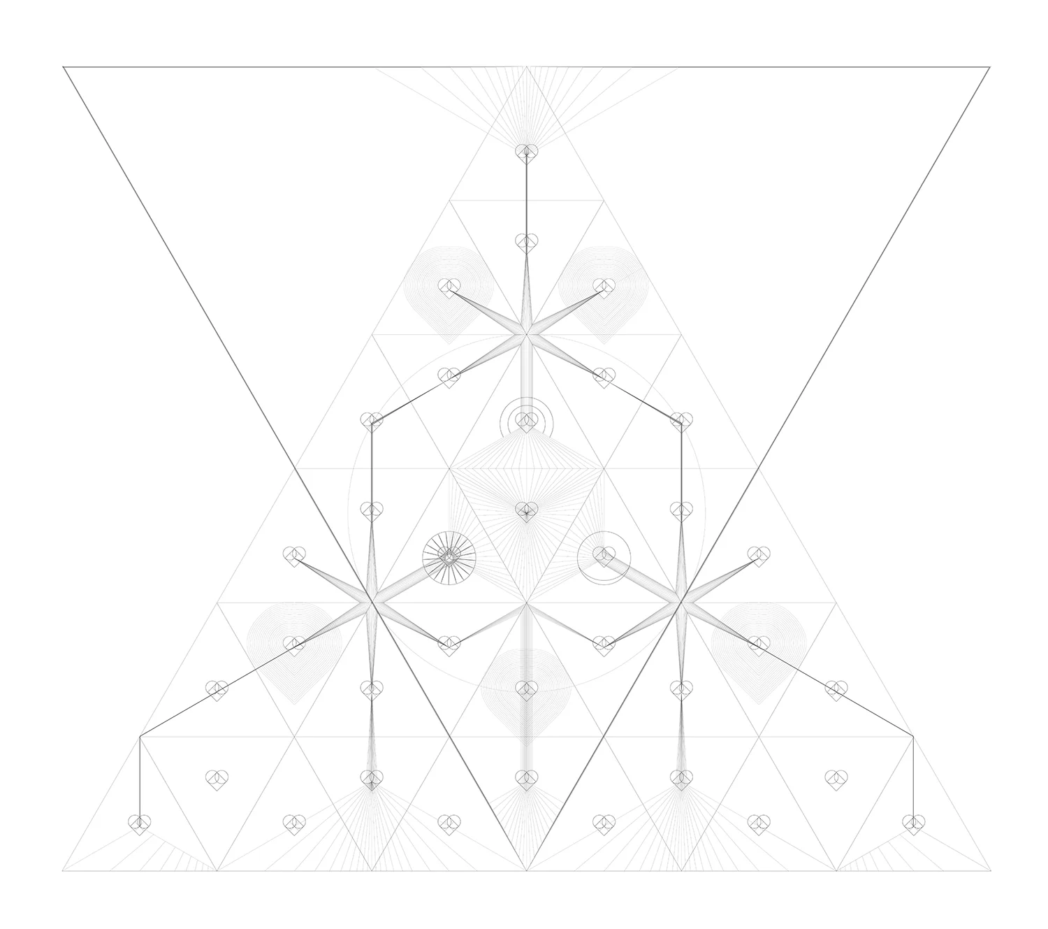 Cosmic Rainbow Heart Template!!! Meditators can color their own heart for their loved ones.