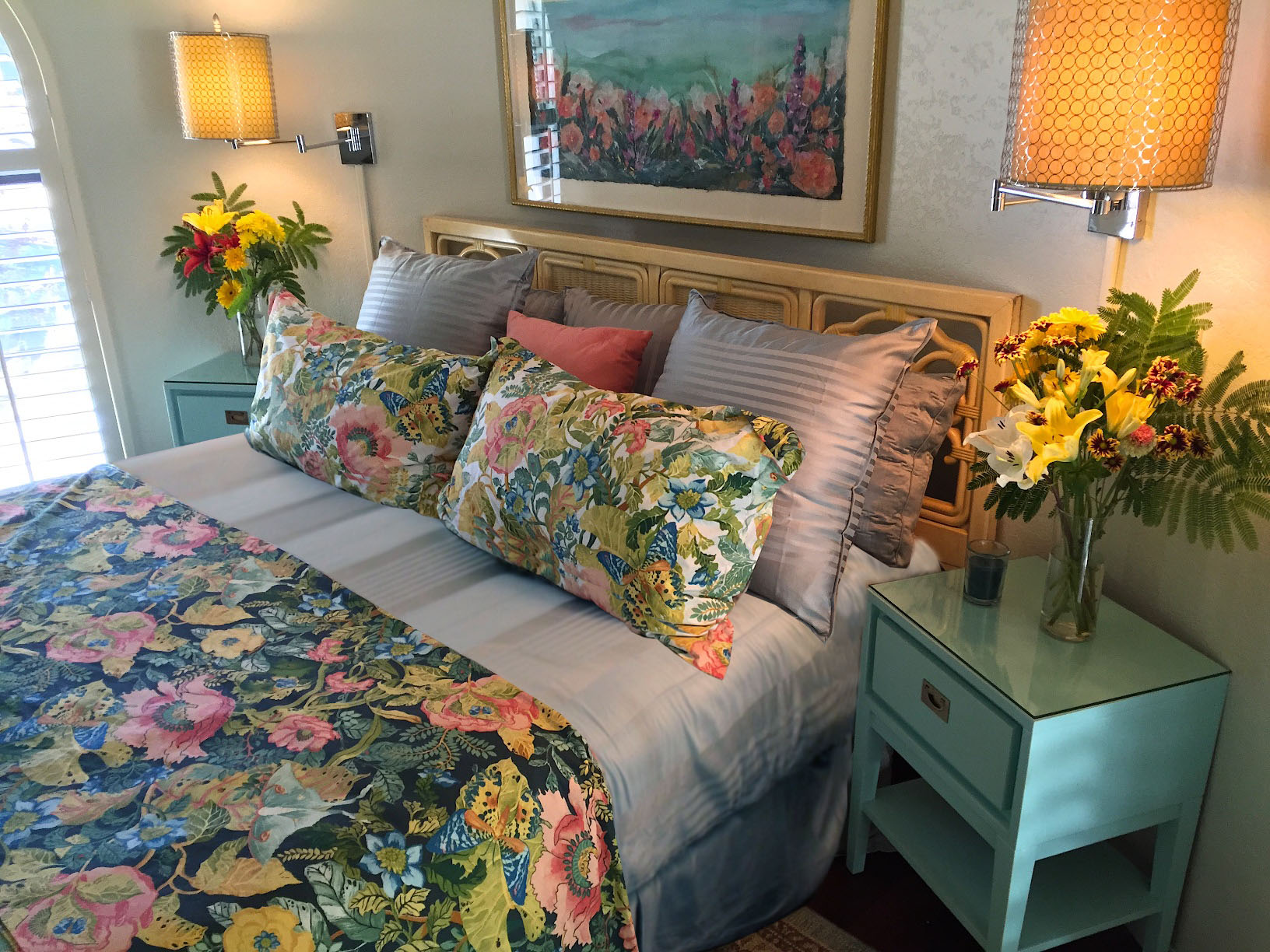Master Bed With Flowers.jpg