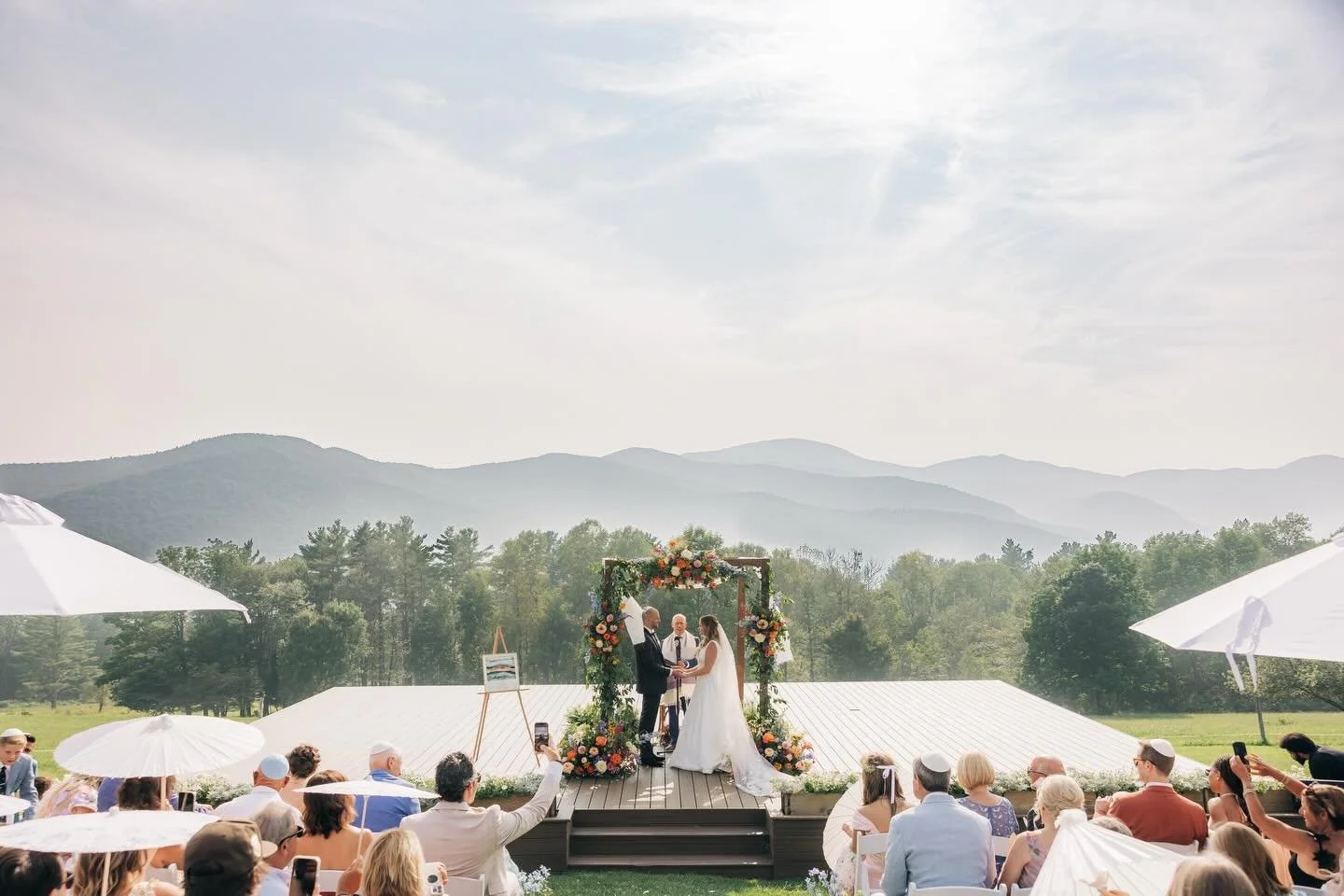 As a gardener first, I will forever have a soft spot for the &ldquo;all the color&rdquo; and &ldquo;plucked from the field&rdquo; look&hellip;Von Trapp Resort could not be a more perfect place for this. 
These two have been partners for decades with 