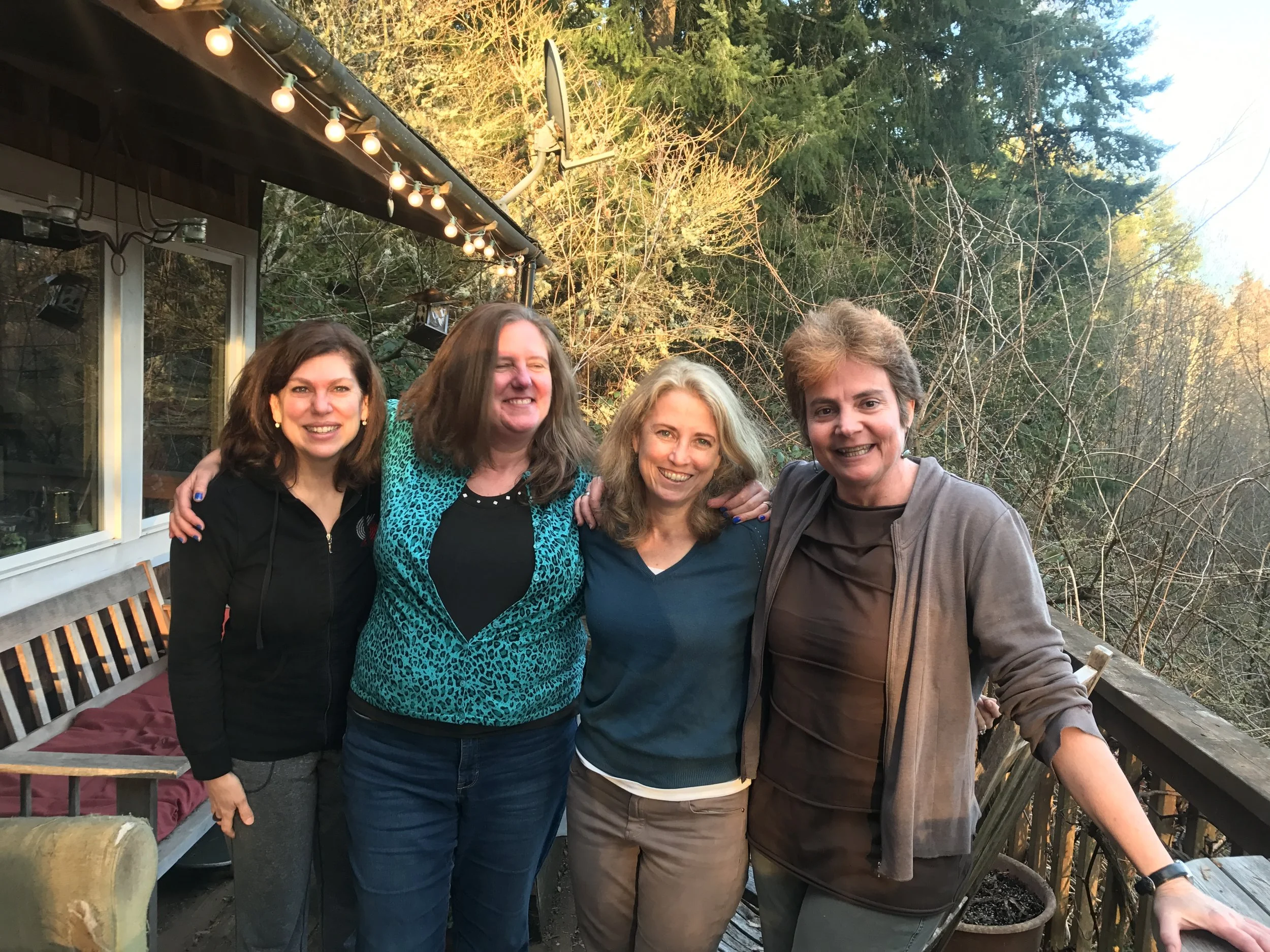 Davidson College Class of 1986, "3rd Rich" our freshman year: Monicah McGee, Ann Dash, me, and Alice Nelson.