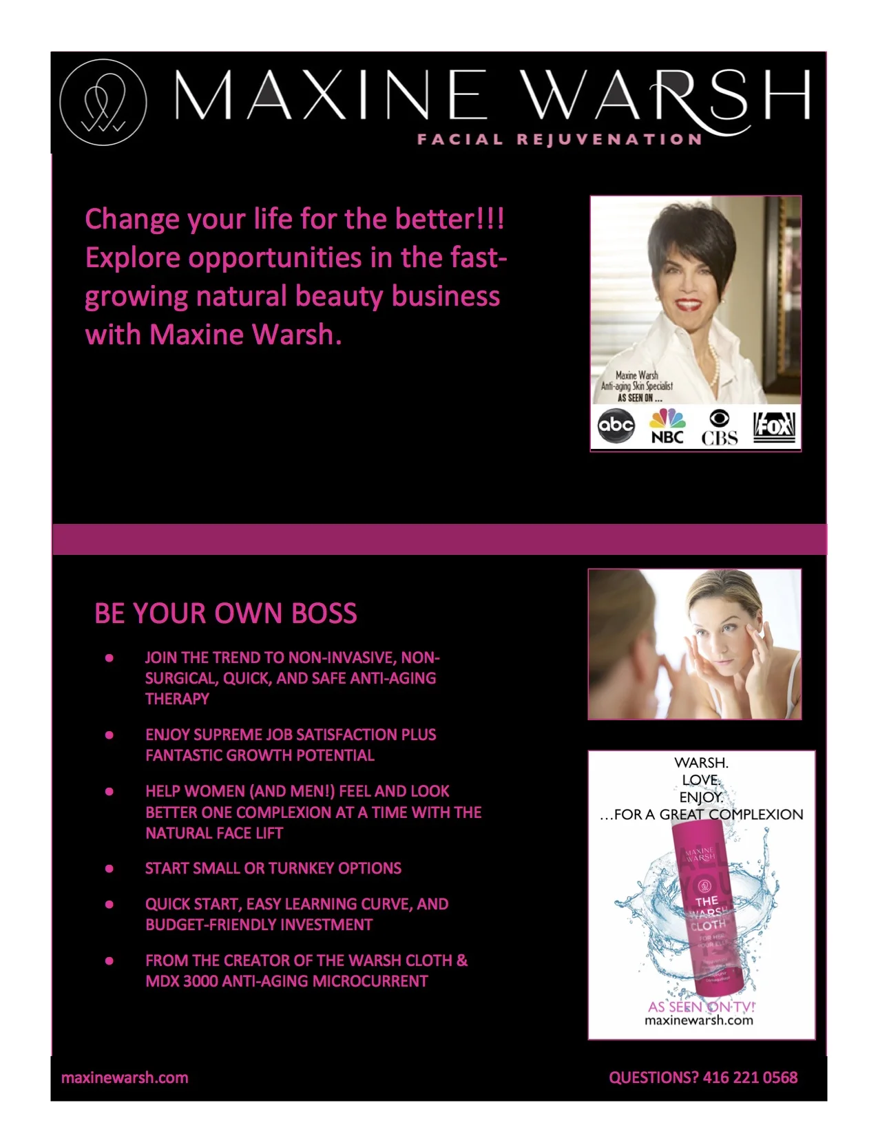 DOES YOUR LIFE NEED A FRESH START? — Maxine Warsh Facial Rejuvenation