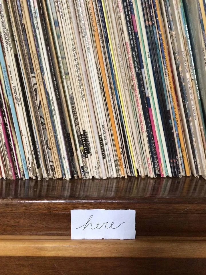 Vinyl records at Lounge Here