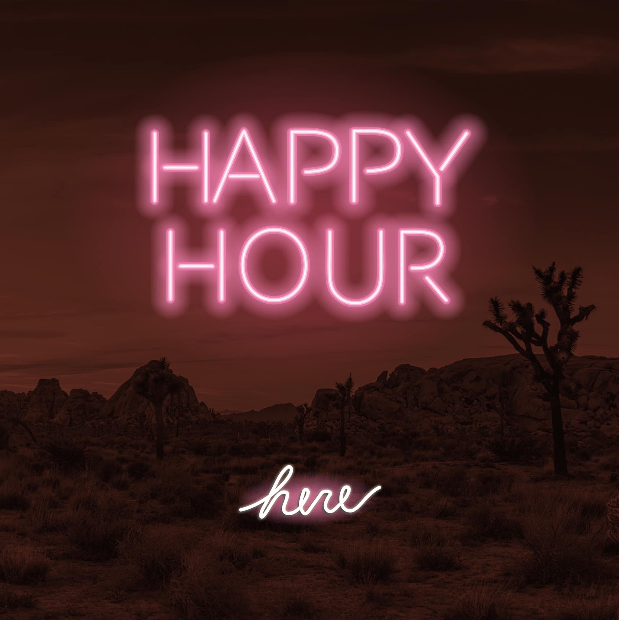 Happy Hour — LOUNGE HERE