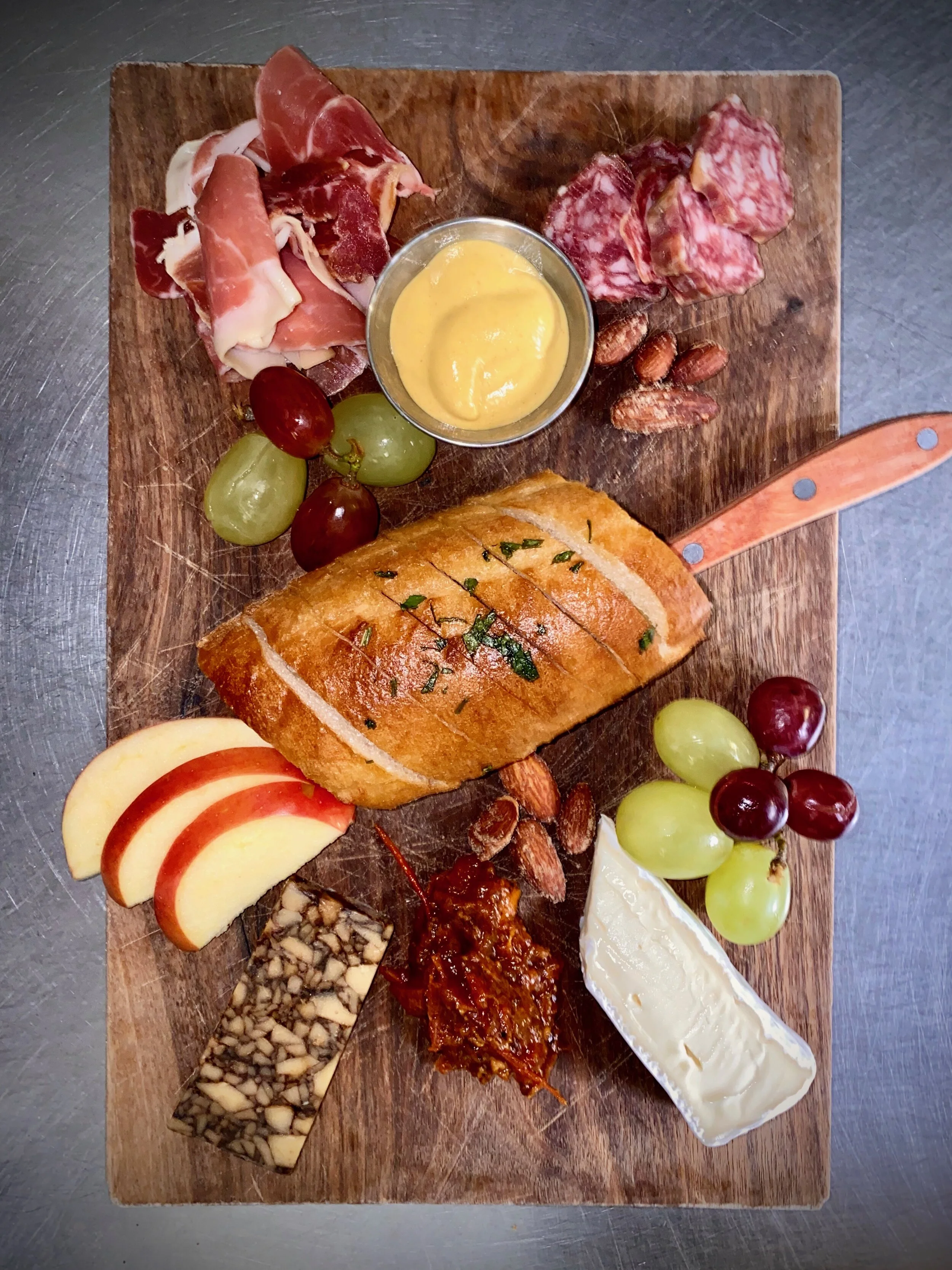 Lounge Here food plate