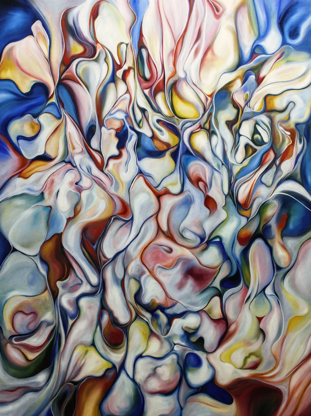 "People's Victory," Oil on Canvas, 8 by 6 feet.