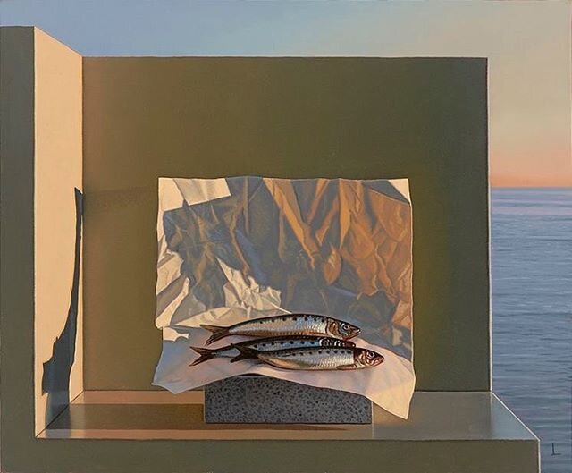 Still life with fish by #davidligare