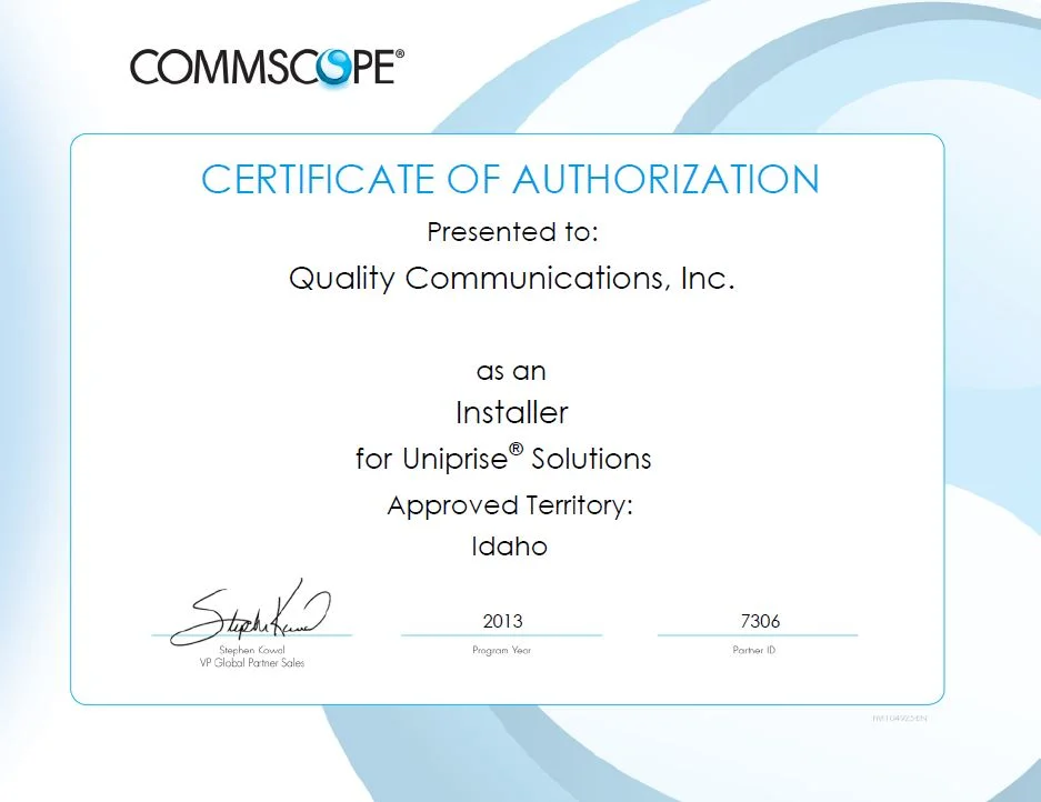 Commscope certification.jpg