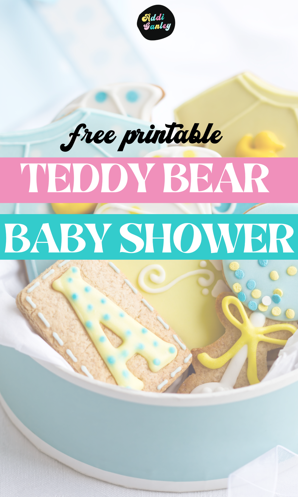 Teddy Bear Baby Shower Printable Set