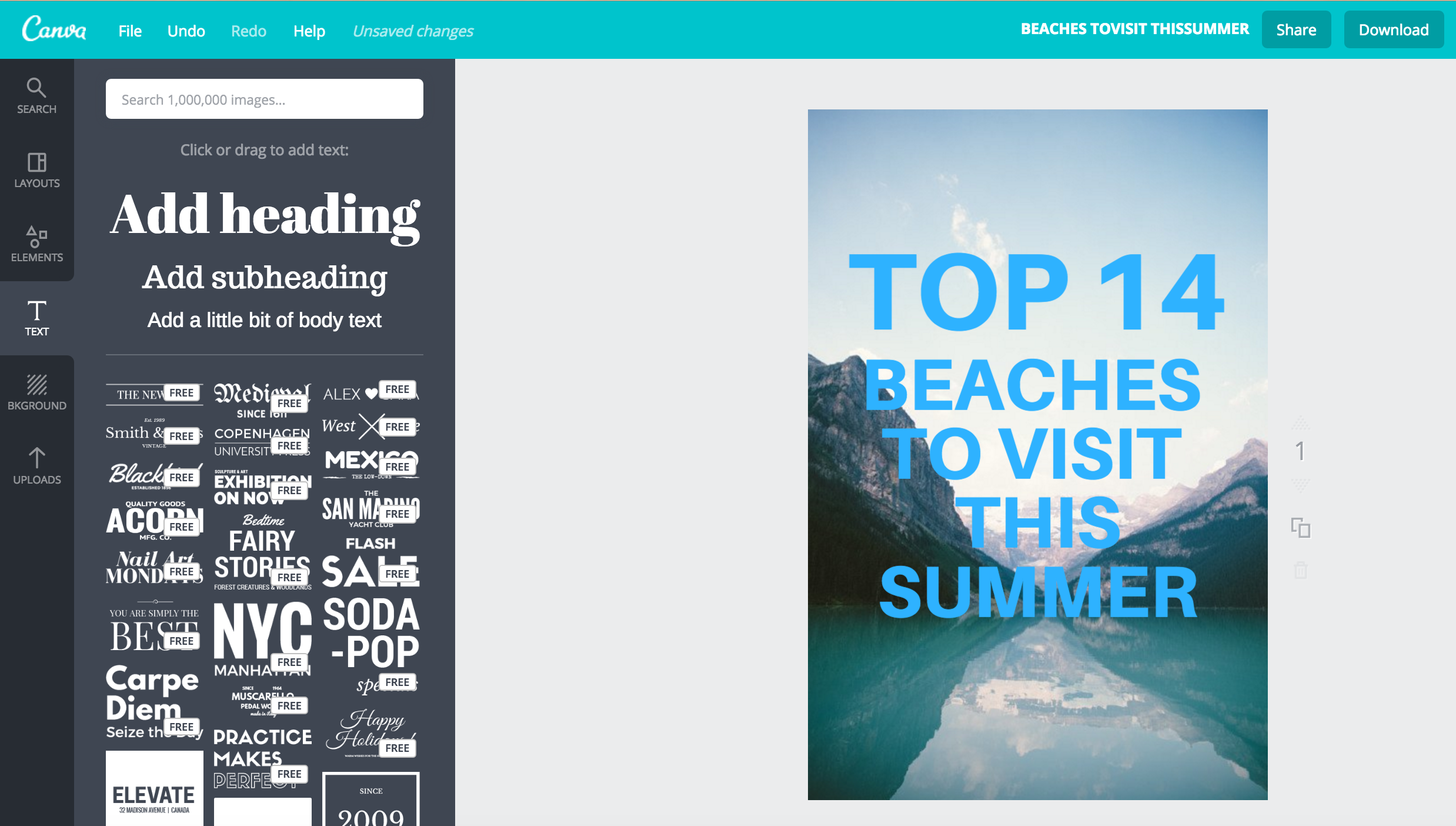 Do you want to create beautiful Pinterest pictures for free? Check out this tutorial and learn how to create the perfect pin using Canva.