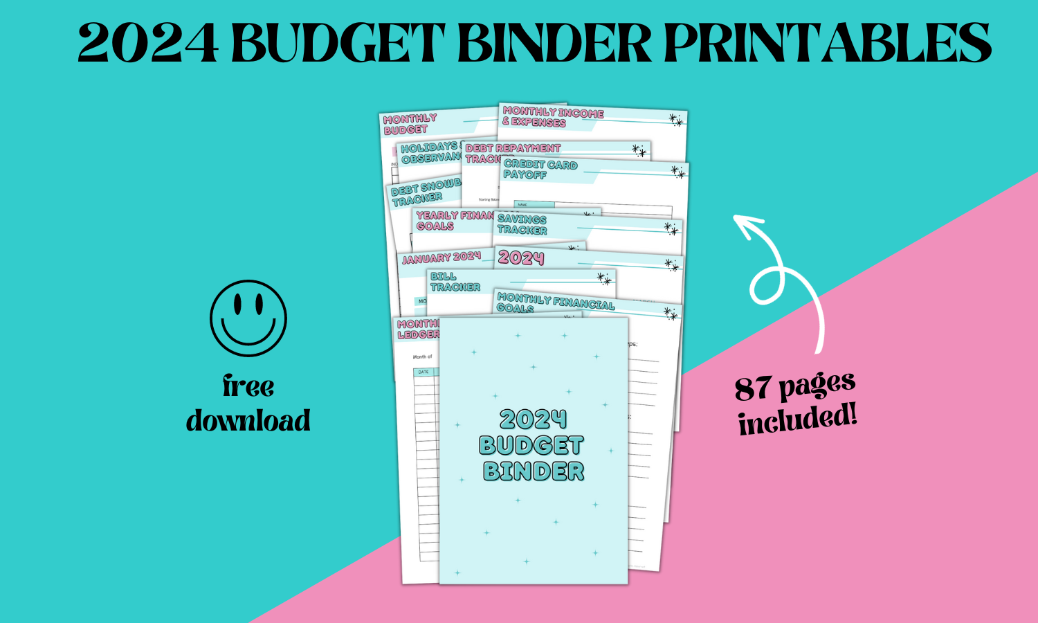 Budget Binder Planner Cut Files PNG Digital Download 