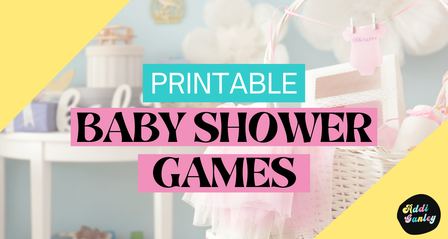 Baby Shower Game Printable