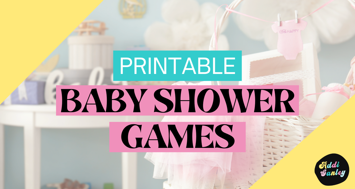  Printable Baby Shower Games Pack for Mac [Download