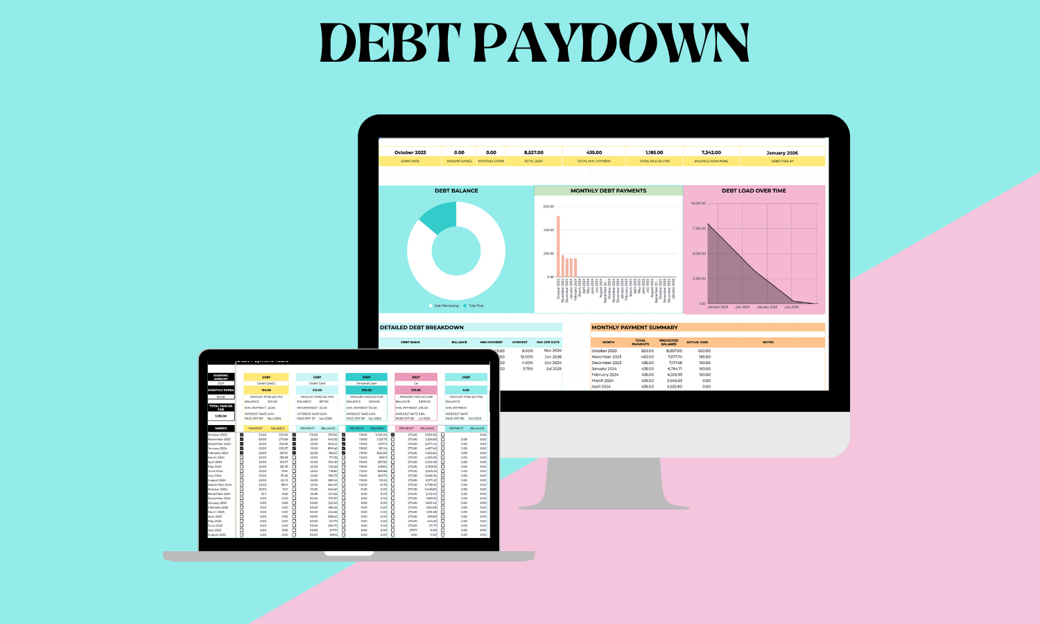 Paydowns paydown – credit card payoff calculator – TYOSDT
