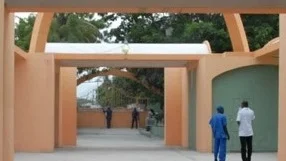 The courtyard at HBM