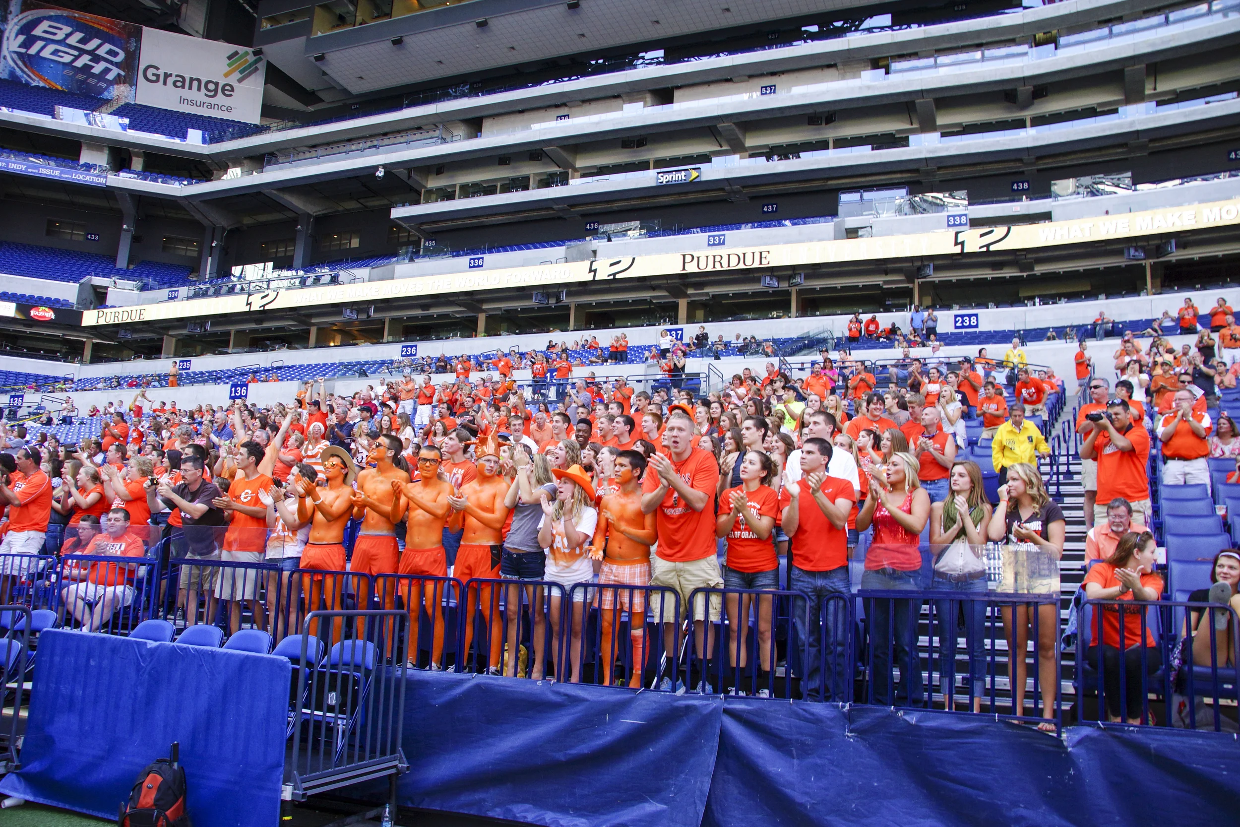 The Olympian student cheering section!