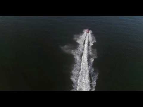 Aerial tracking of jet ski