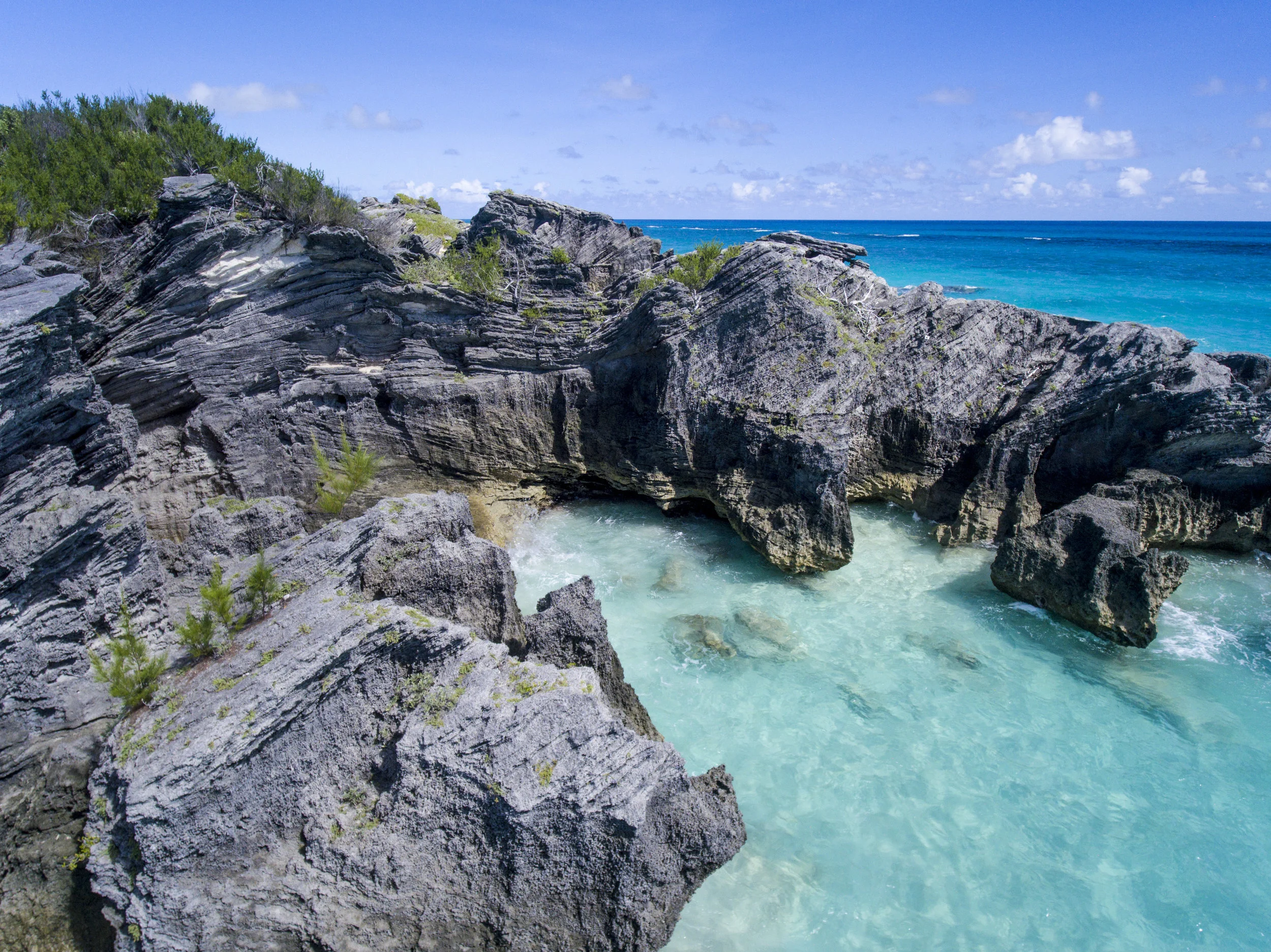 Tropical beach, Bermuda.
