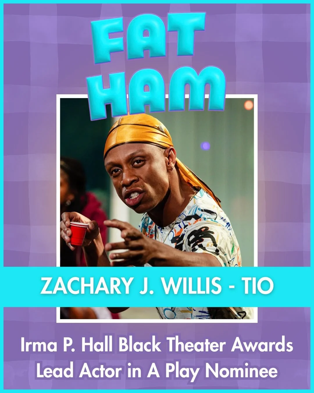 It&rsquo;s always an honor to be recognized by my peers. Grateful for the Irma P. Hall Black Theater Awards nomination and for all of the love shown to Fat Ham after our first leg in Fort Worth. DFW has such a legacy of dynamic Black creators telling