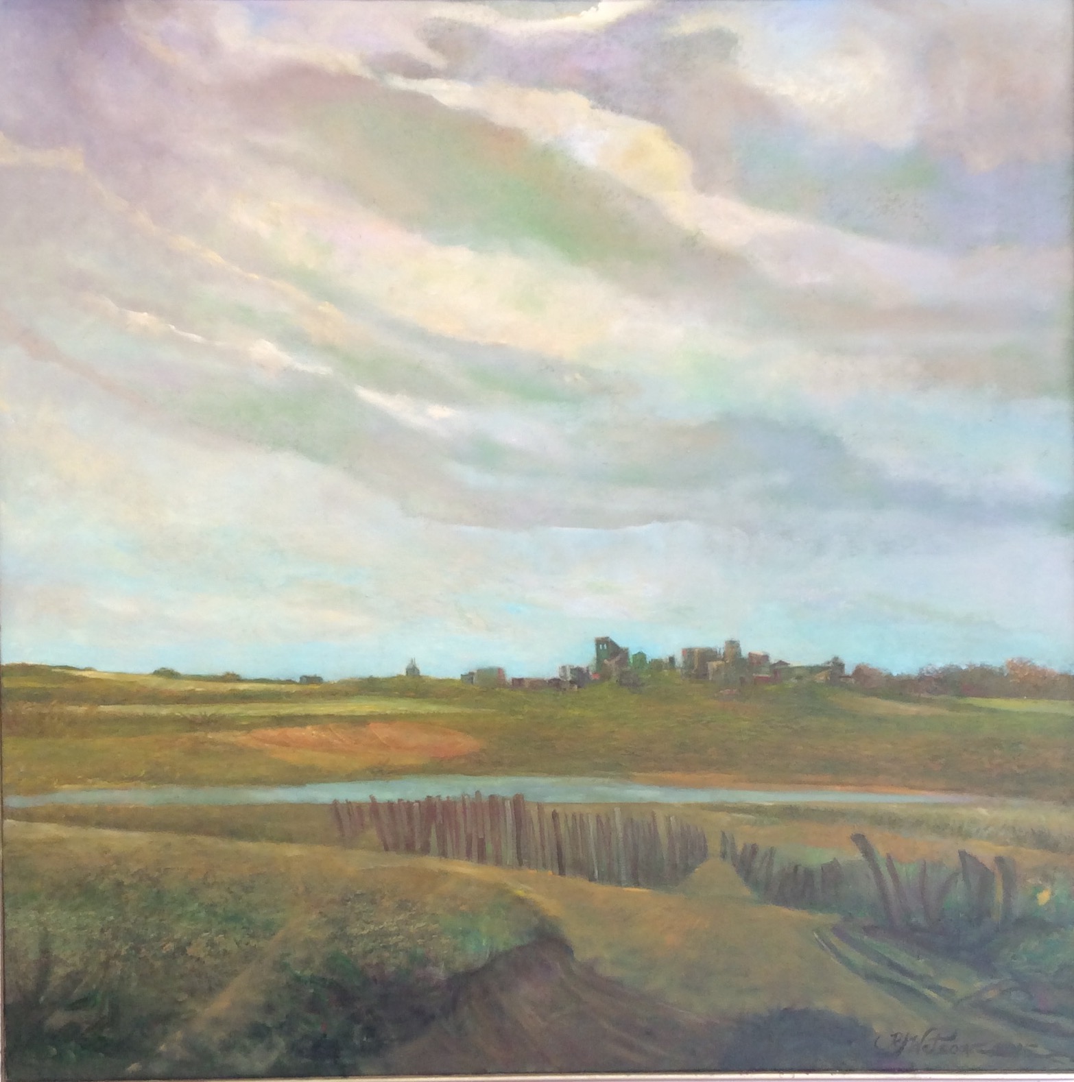 Meadowland, oil on canvas 60" x 52"