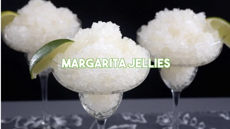Margarita Jellies via Tastemade