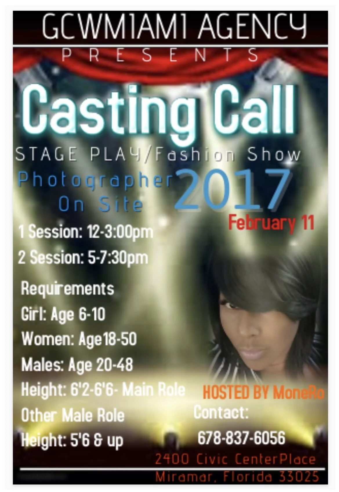 GCWMIAMI Casting Call 2017