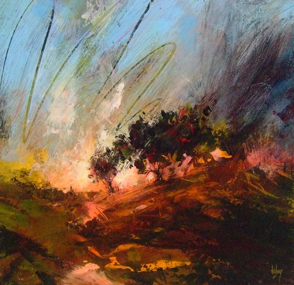HILL, SKY, TREES