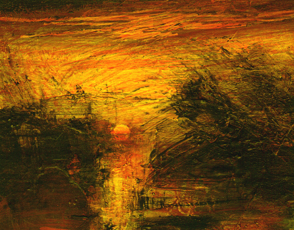 RIVER, HILL, SUN
