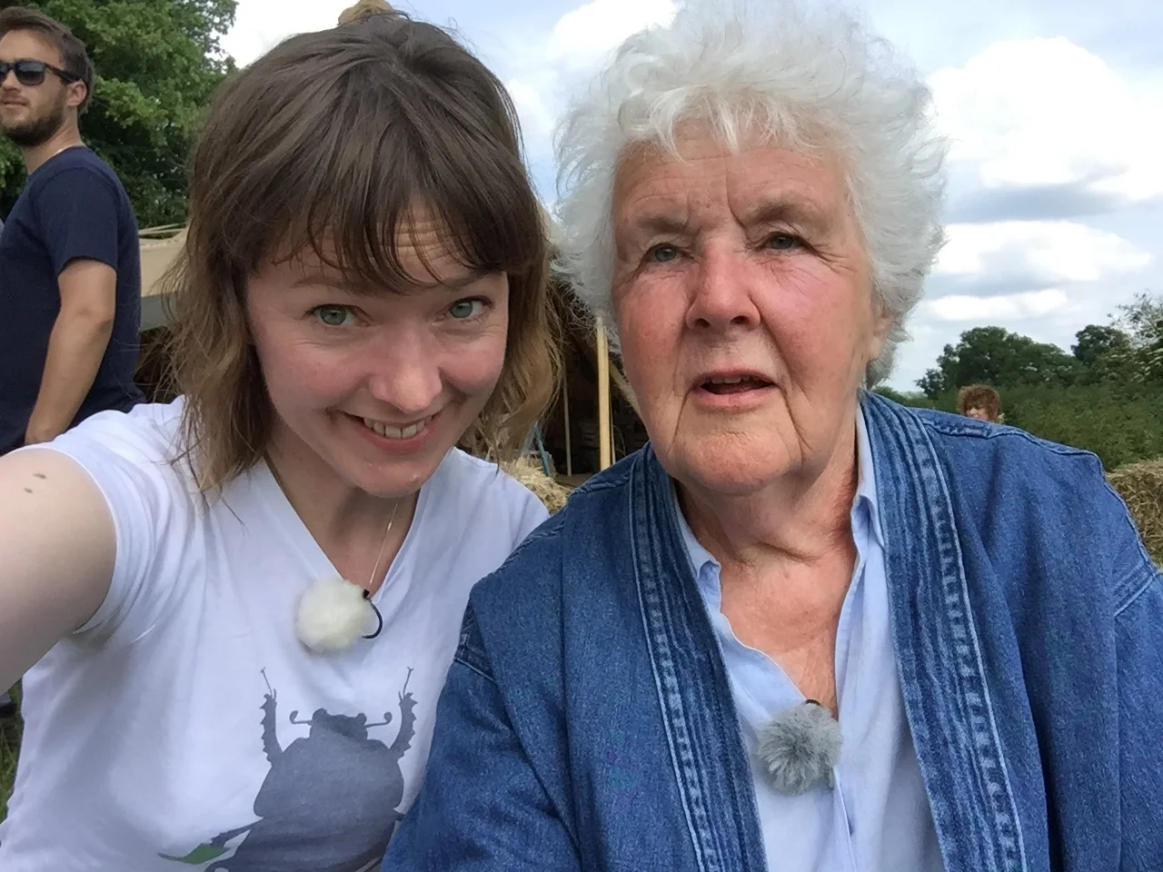 Me and Stephanie Coles on Springwatch Unsprung