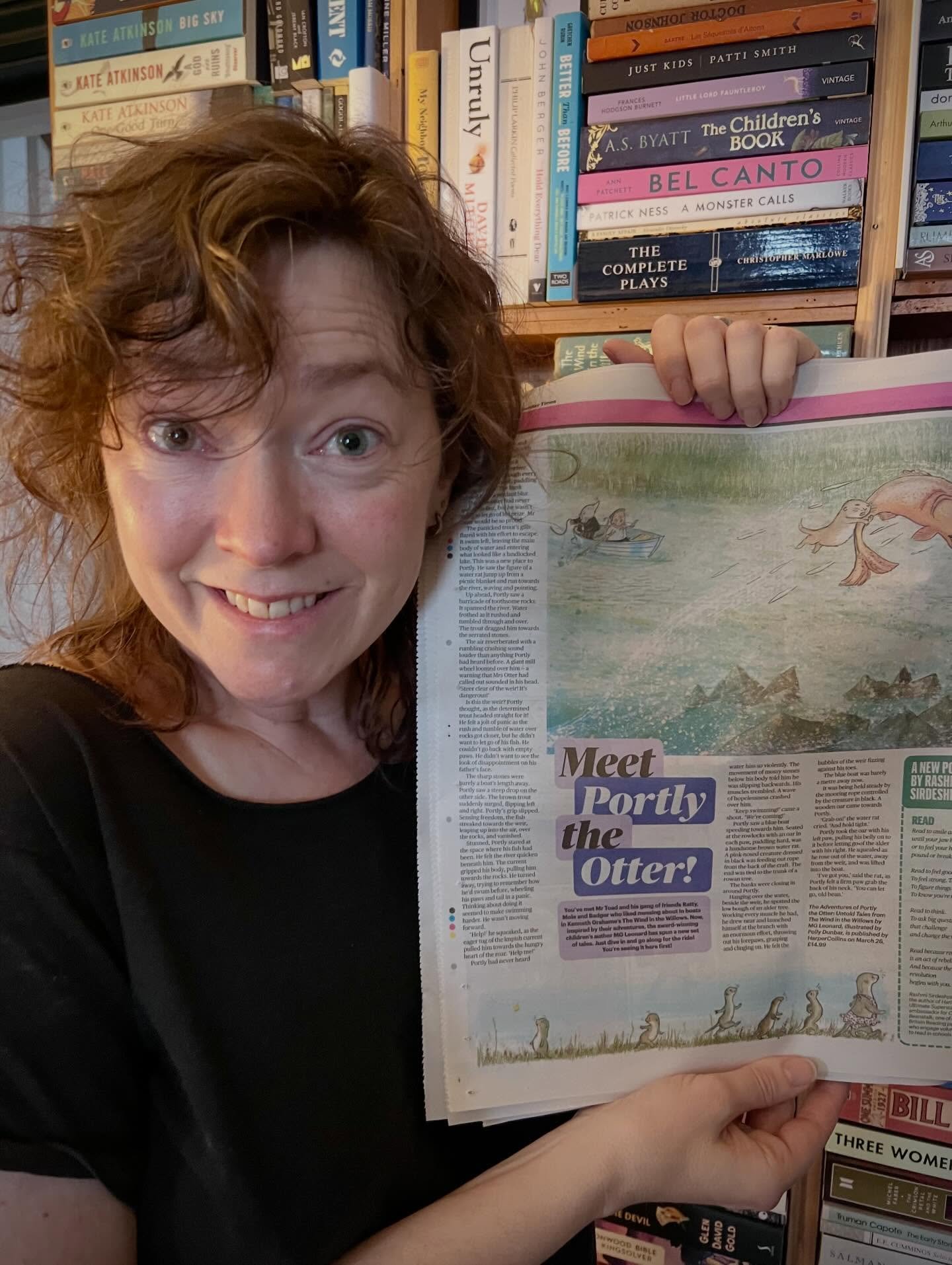 I got up, threw some clothes on and walked to the garage in the rain to get The Sunday Times because they&rsquo;ve brought the Funday Times back to celebrate the #nationalyearofreading2026 and inside readers will meet Portly the Otter for the very fi