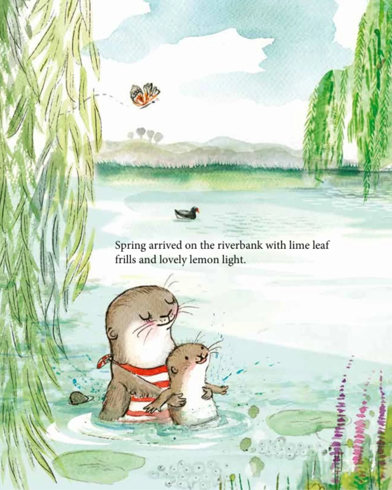 Skip into the sunshine, for today is the first day of spring 😃 and next Thursday, Portly the Otter will swim into bookshops. Pre-order now for a heart-warming Easter family read 🦦