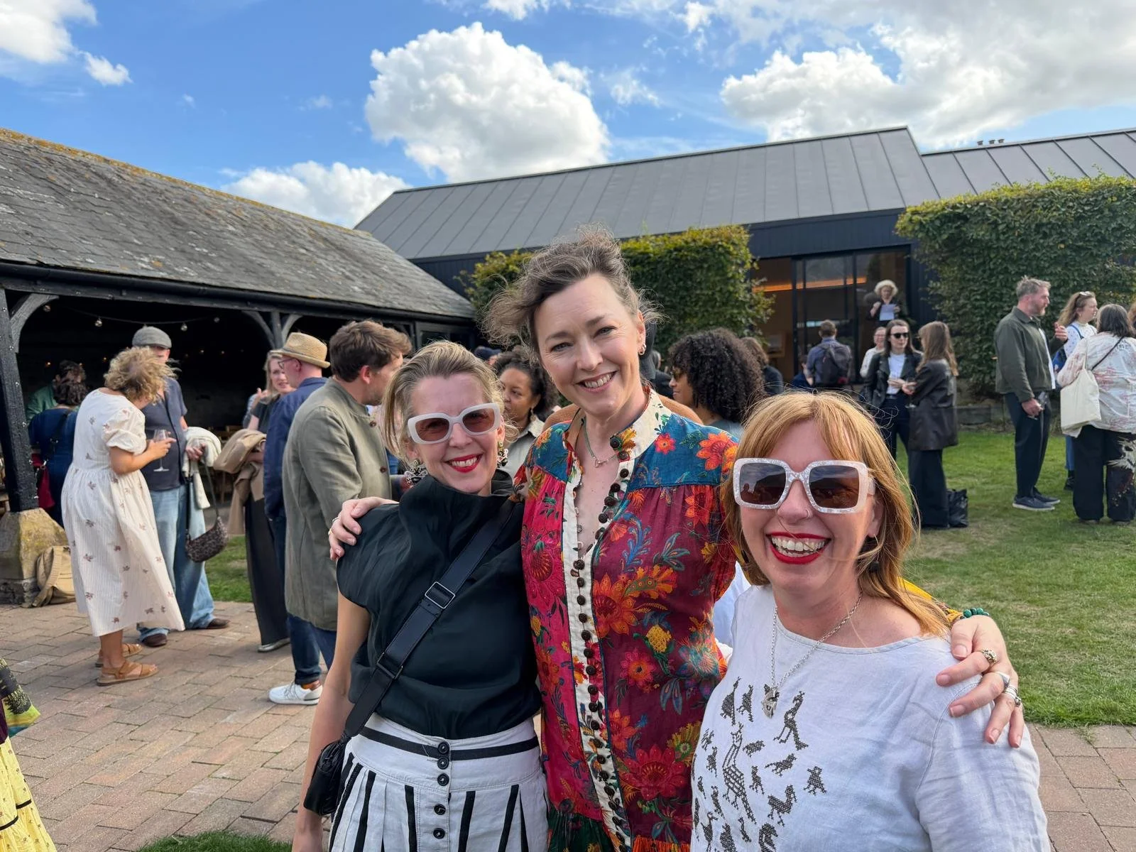 Polly Dunbar, M. G. Leonard and designer Tiff Leeson