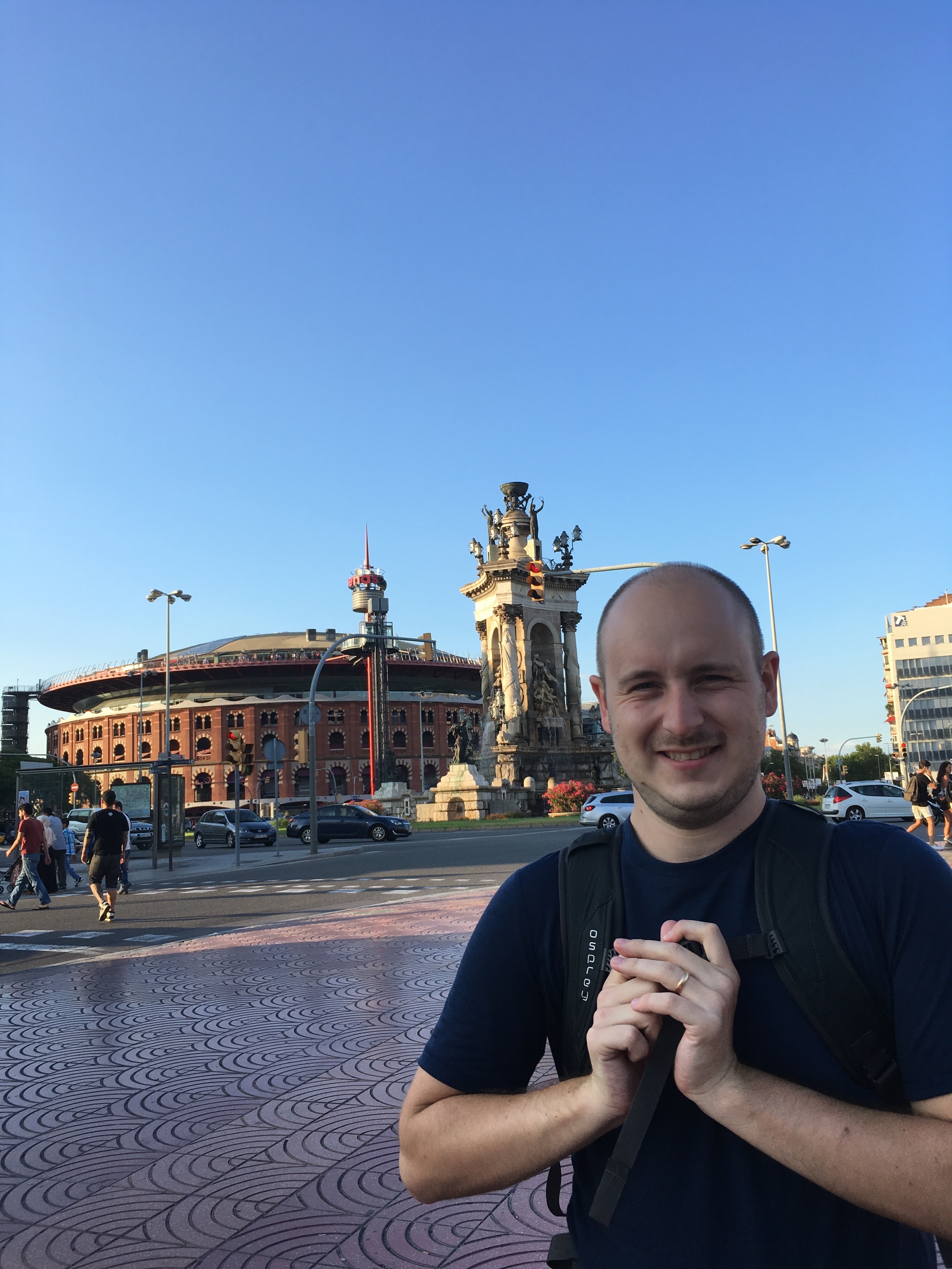 Arriving in Barcelona 