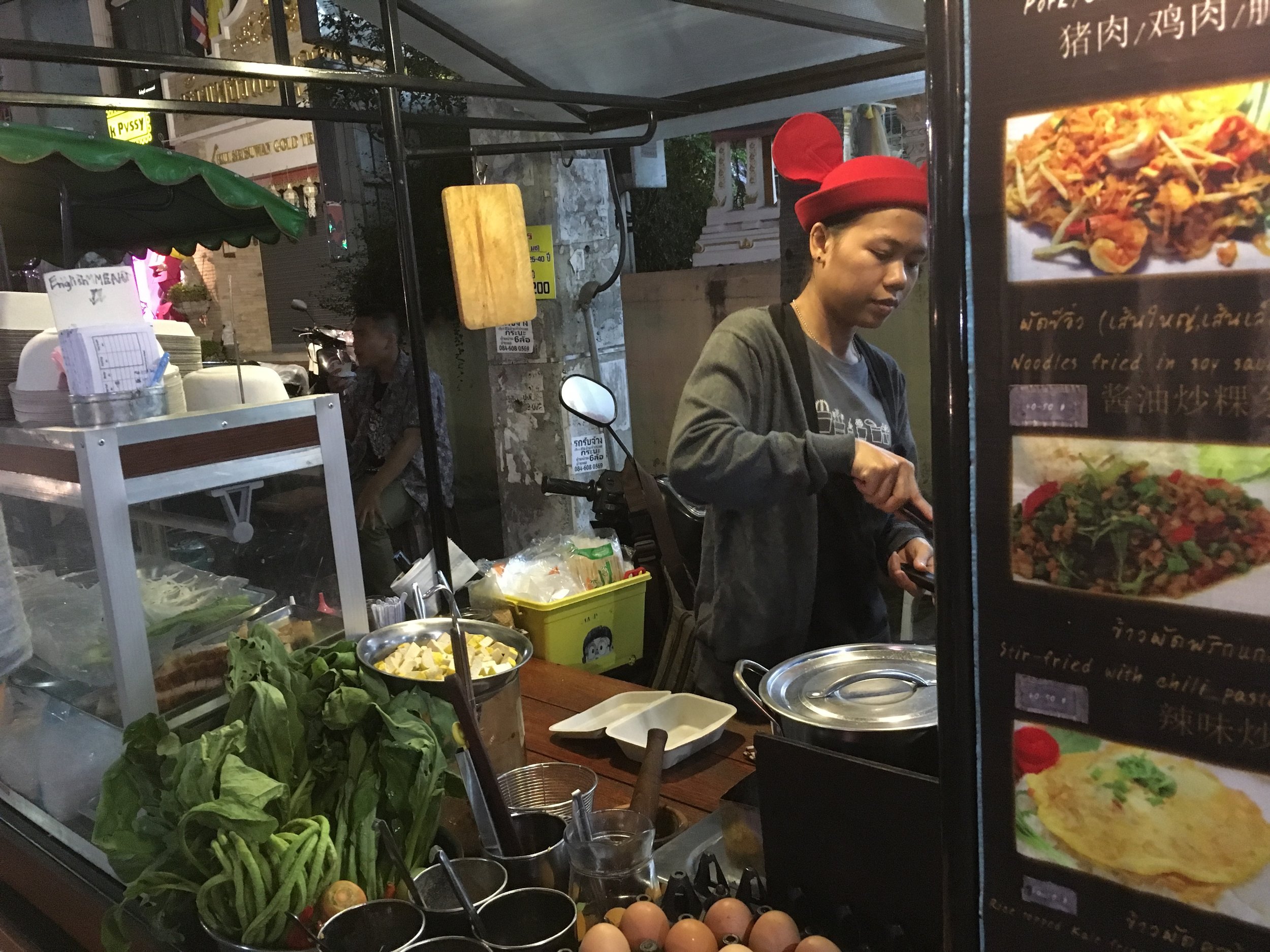 A street food chef 