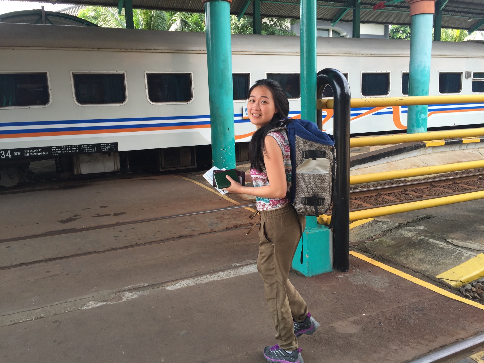 Me with my beloved Burton backpack