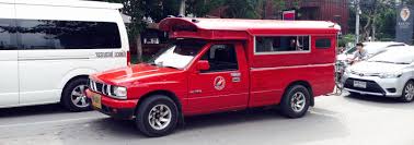 A red car