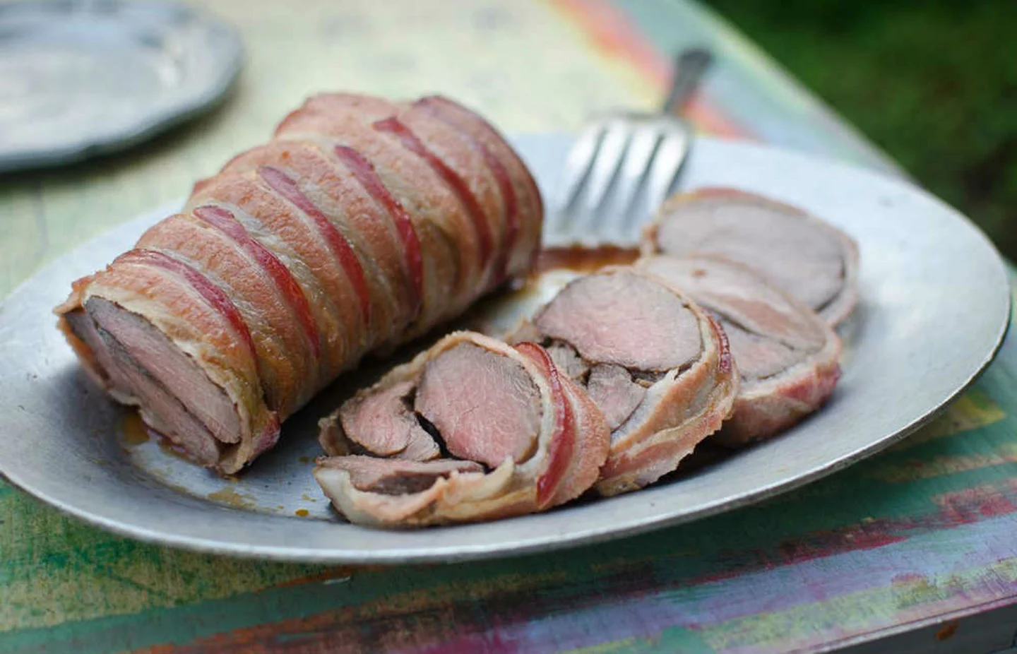 Bacon-Wrapped Venison Tenderloin
