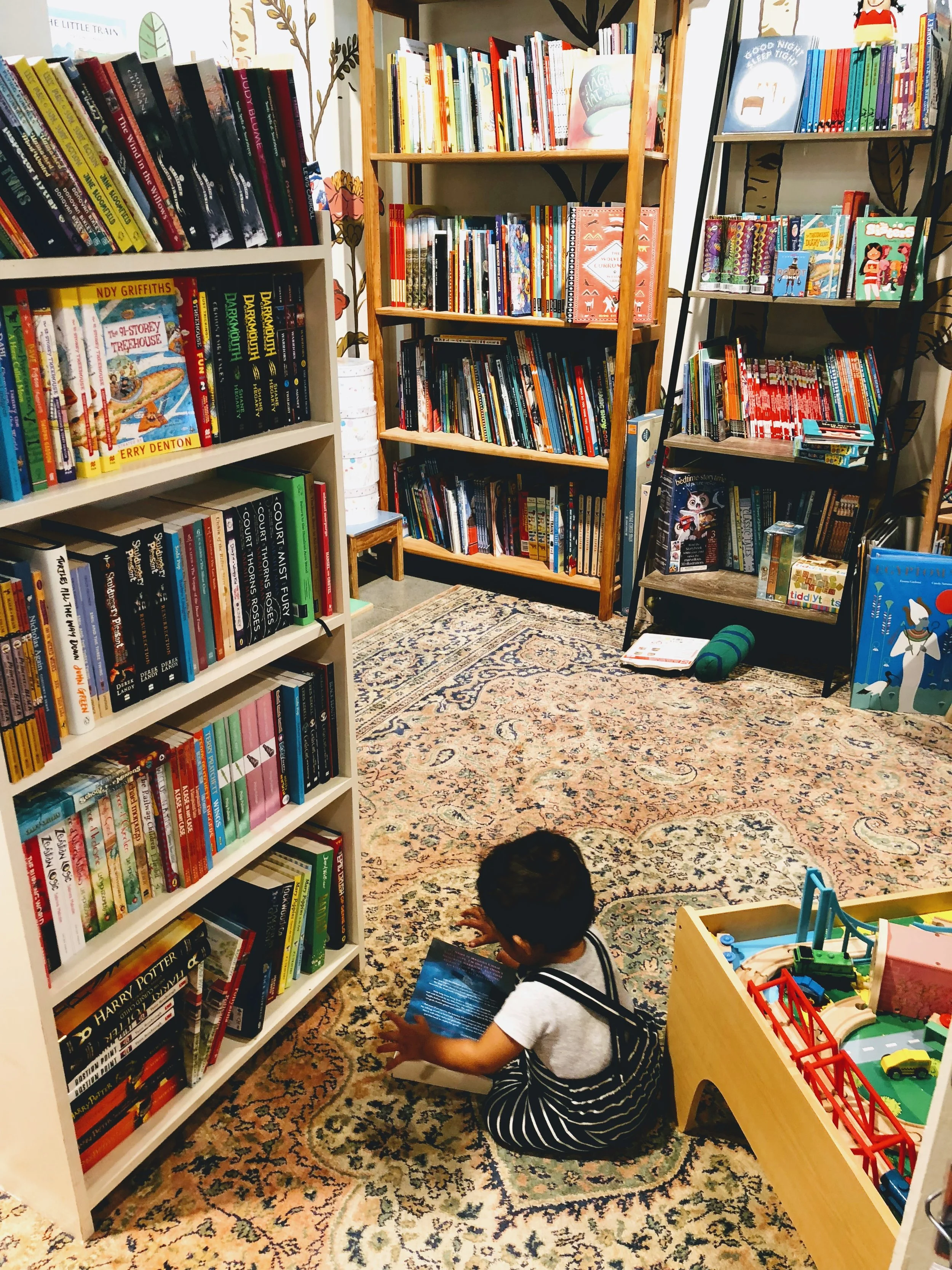 I highly recommend Ekor Books for kid-friendliness, cute toys, and great books.