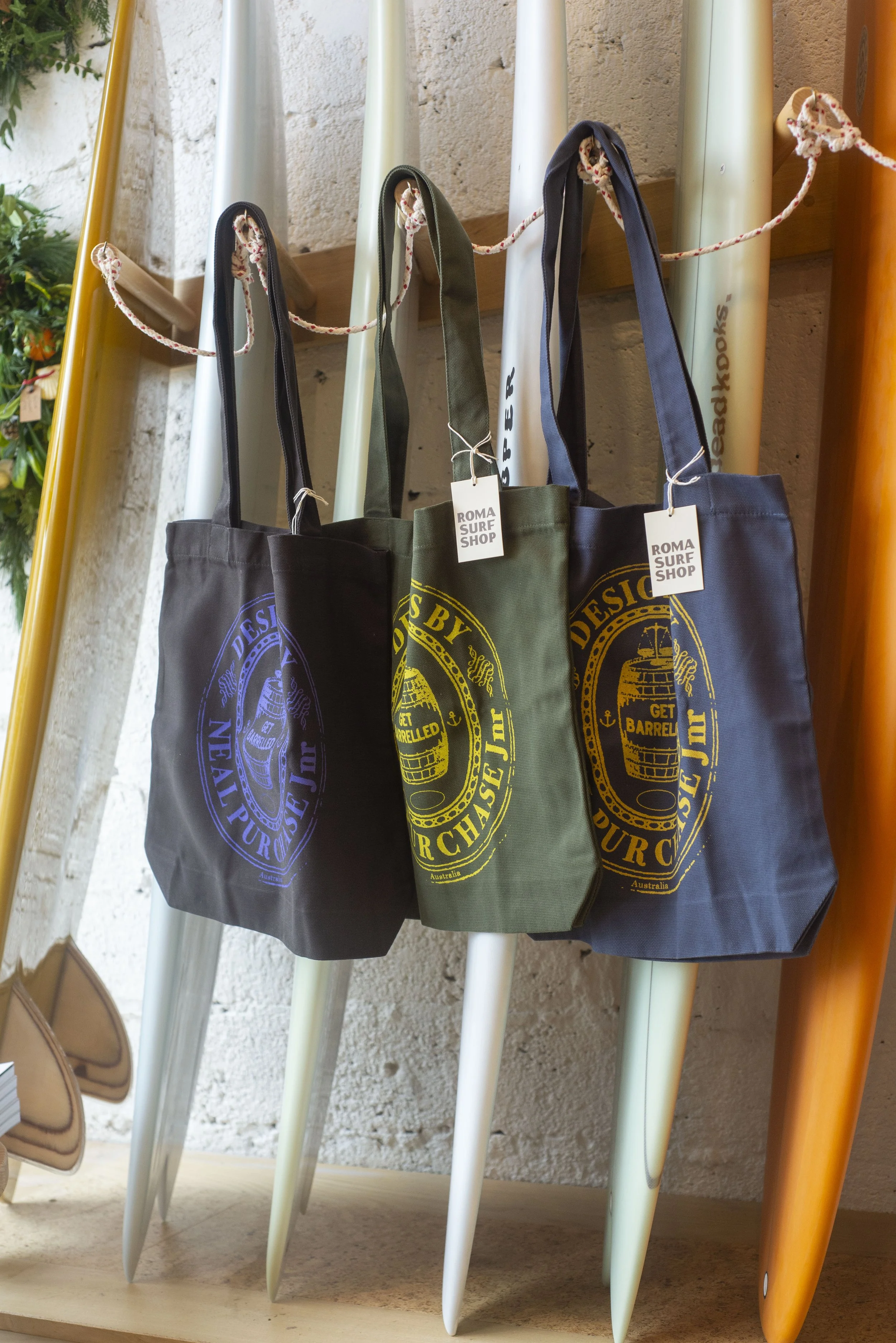 Neal Purchase Jnr. "Get Barrelled" Heavy weight Tote