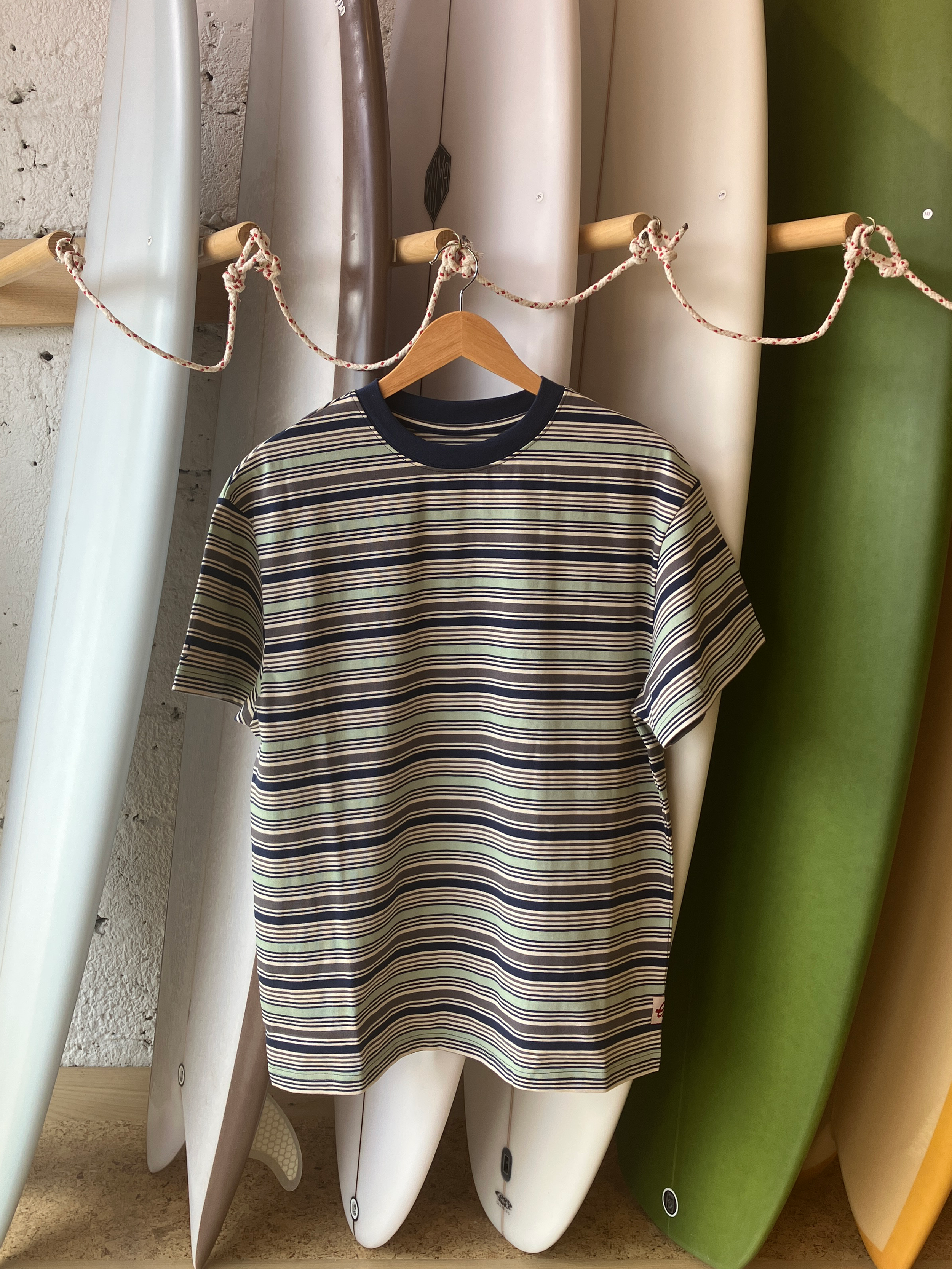 TCSS Sun Cured Stripe Tee - Worker Blue