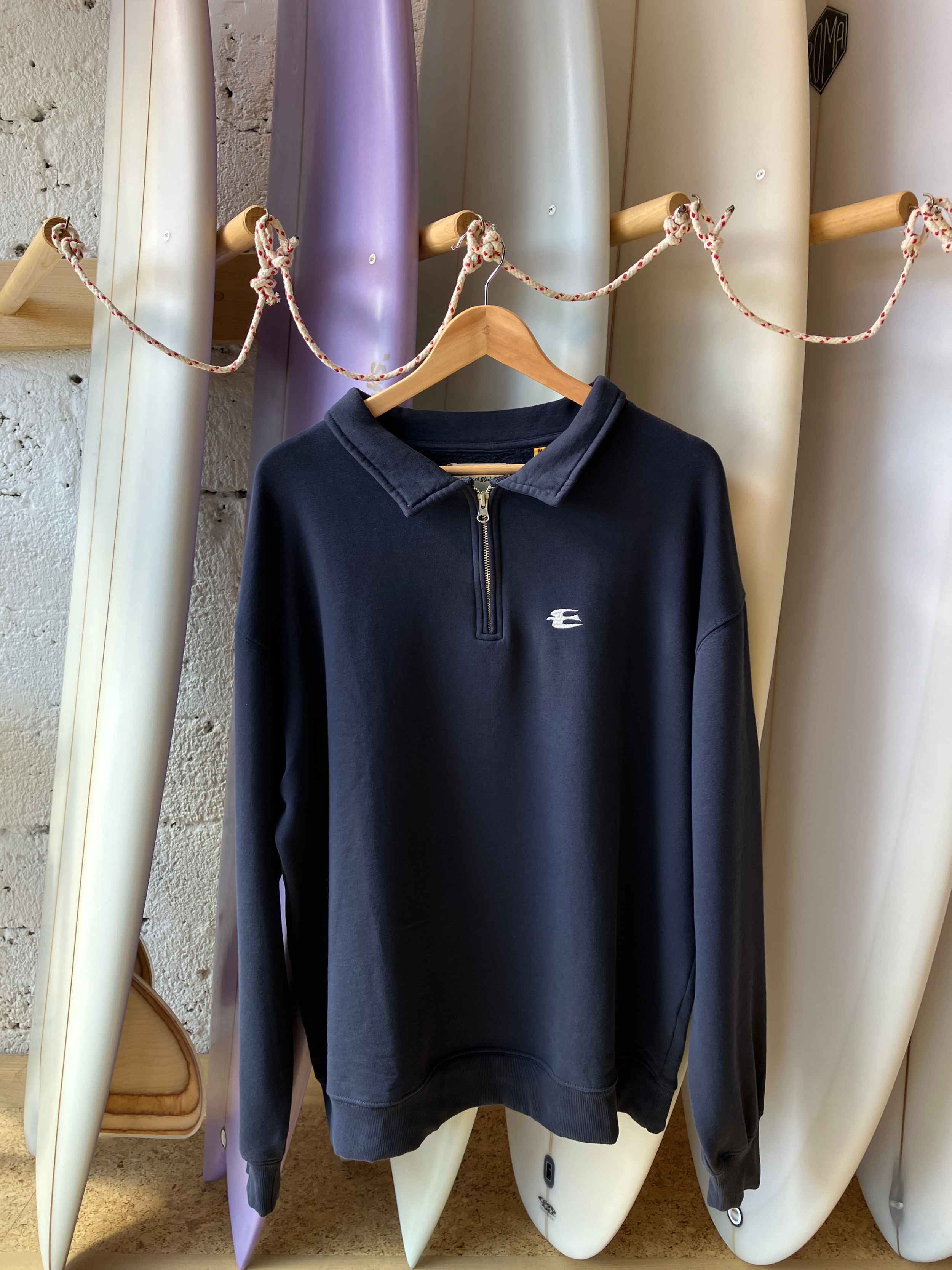 TCSS Resin 1/4 Zip - Navy