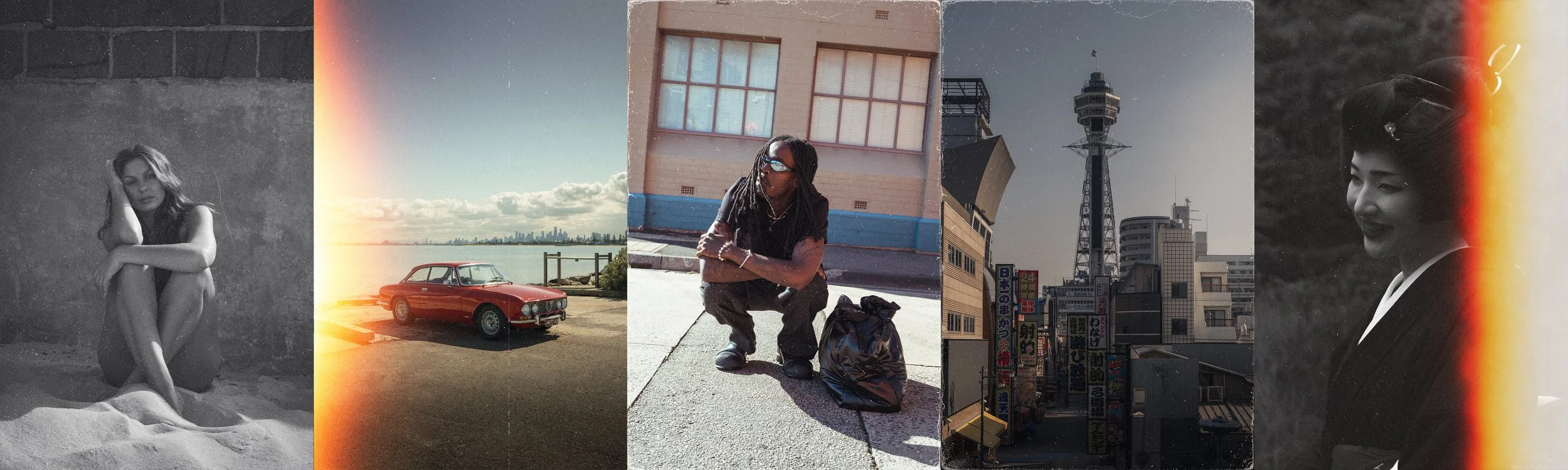 film burn, dust and grain overlays