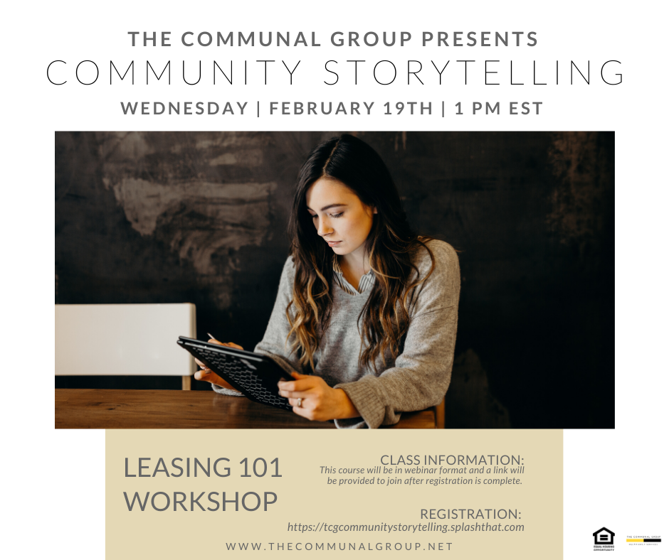 Leasing 101: Community Storytelling