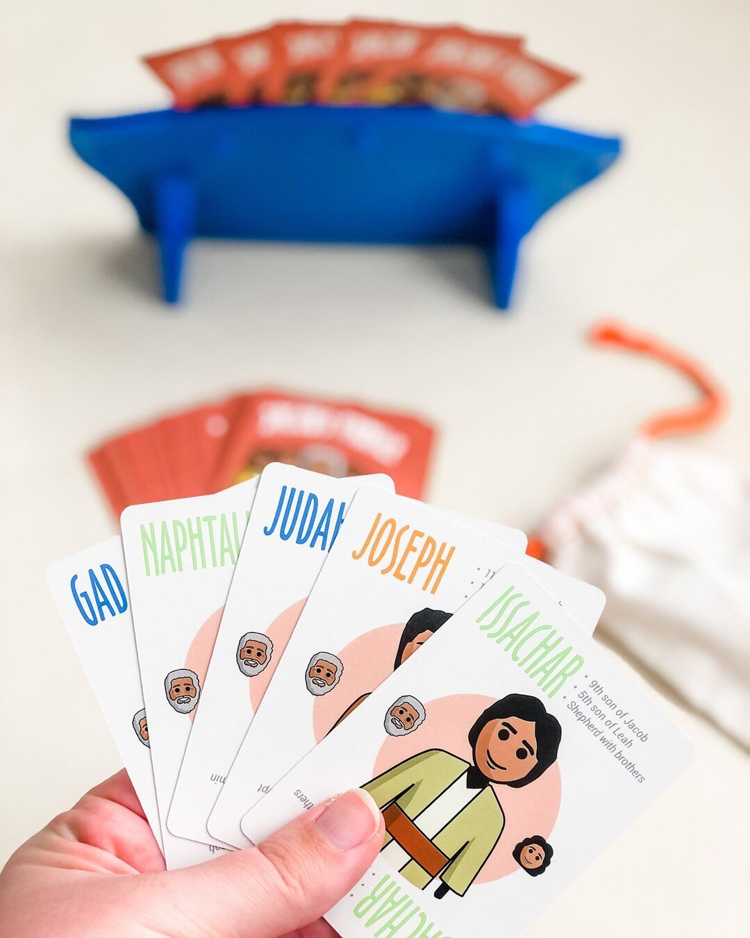 One of our favorite things about our Go Fish 🐠 cards is how adaptable they are to a variety of ages and knowledge levels. Even before little learners 👶🏼 are ready to play on their own showing them cards and teaching them to recognize various chara
