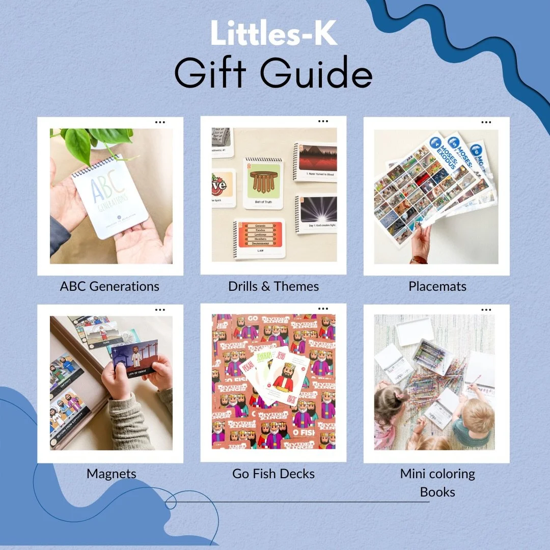 🎄 BESTSELLING GIFTS🎄

Check out our top Gift Guides for Christmas!

These best-sellers help families understand God&rsquo;s Word in a clear, memorable, and visual way.

Swipe through and see why our customers love to shop these meaningful gifts for